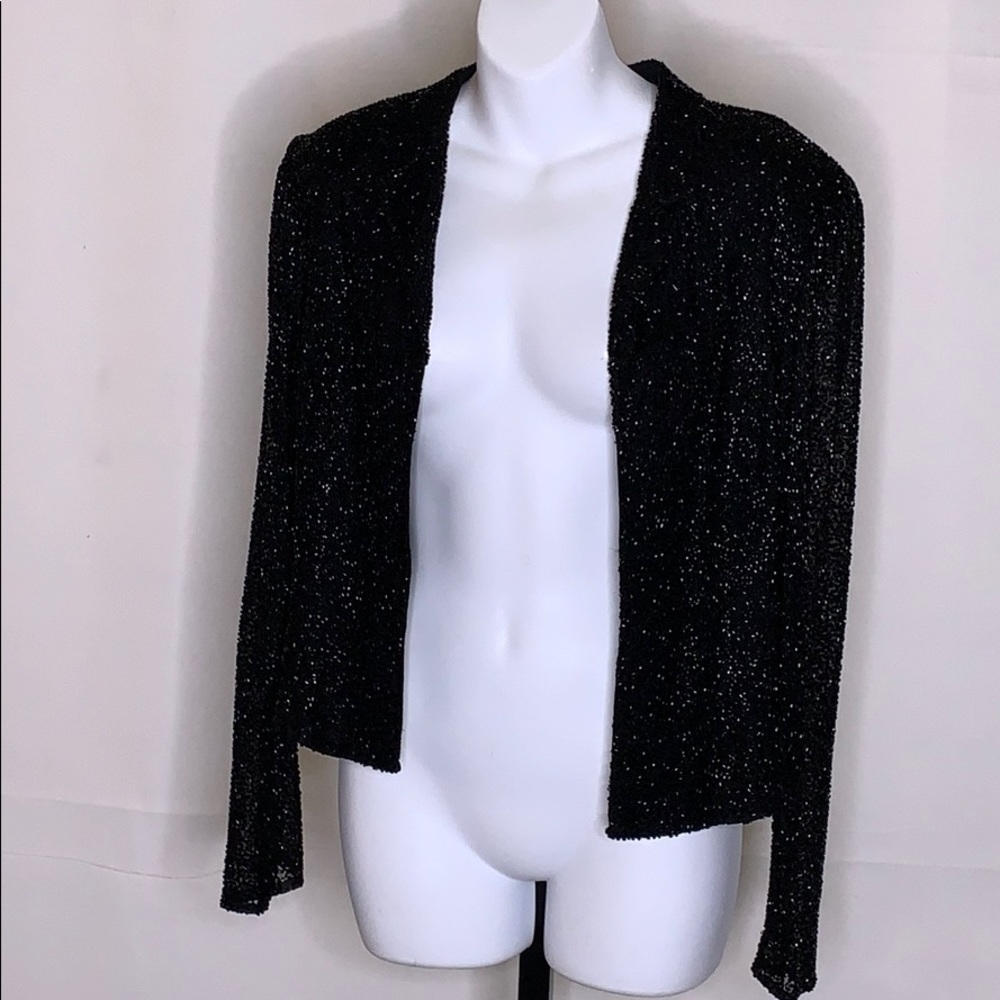 Cecily Brown beaded silk blazer size - M